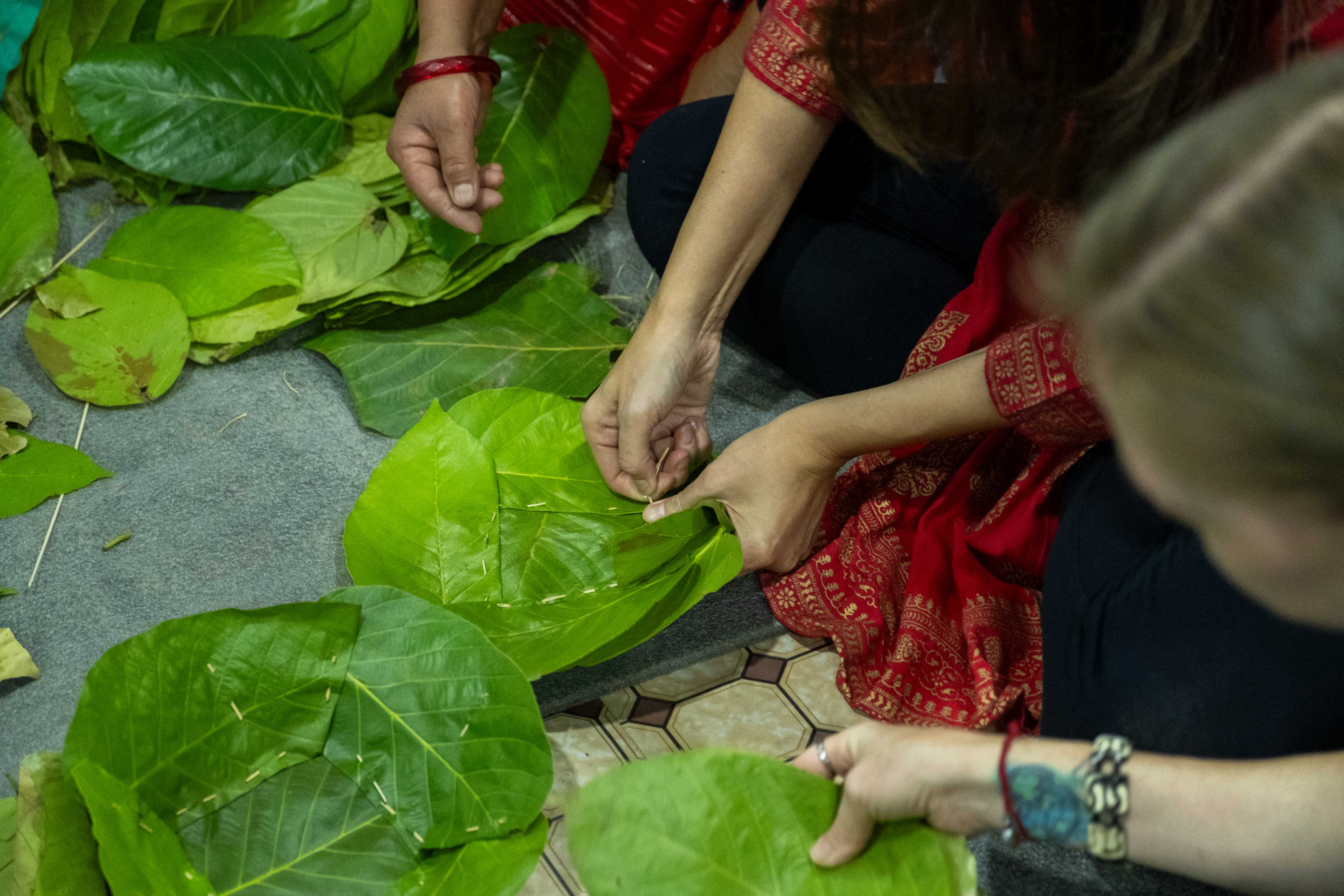 Tapari Making at Nagarkot Community Homestay