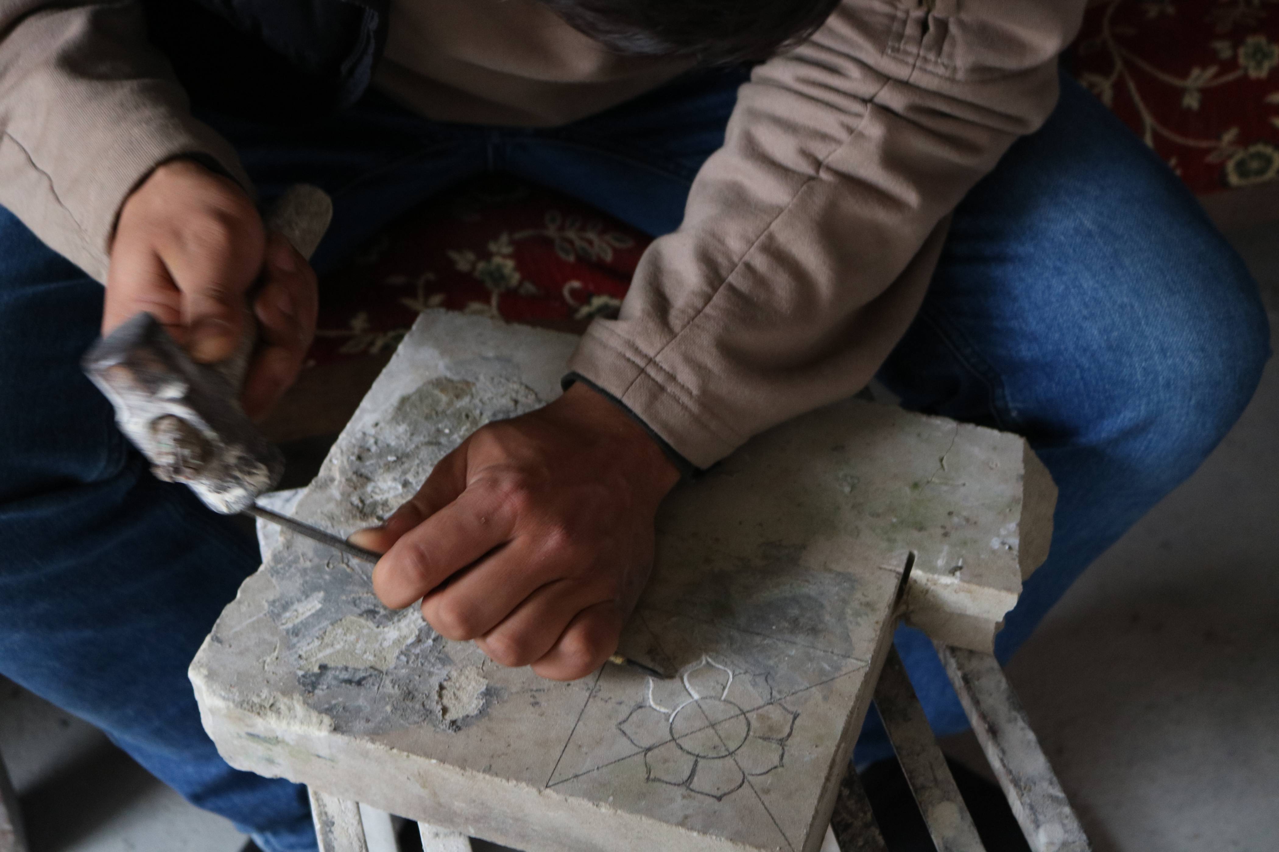 Stone Carving Workshop (Imadole, Lalitpur)
