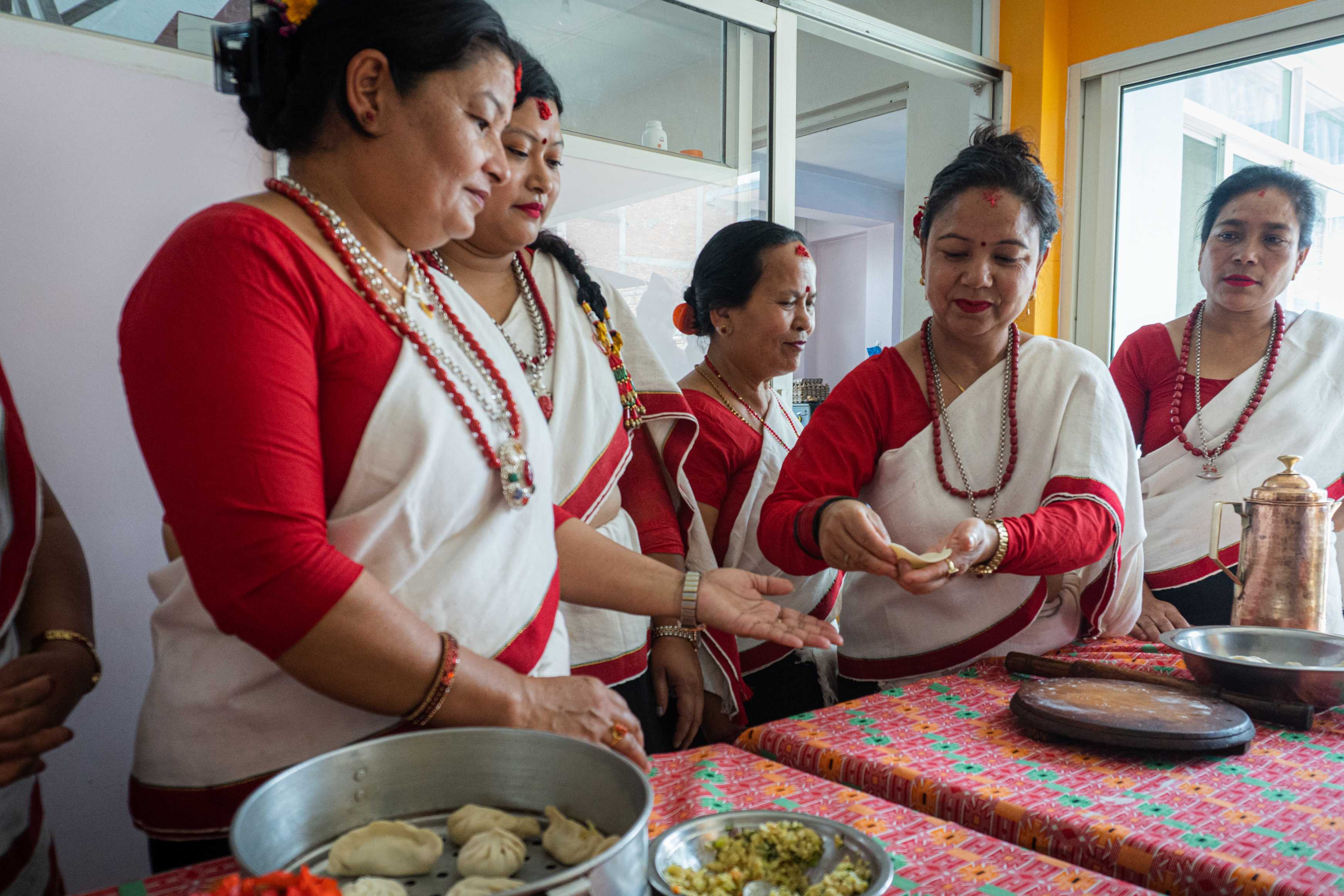 Momo making