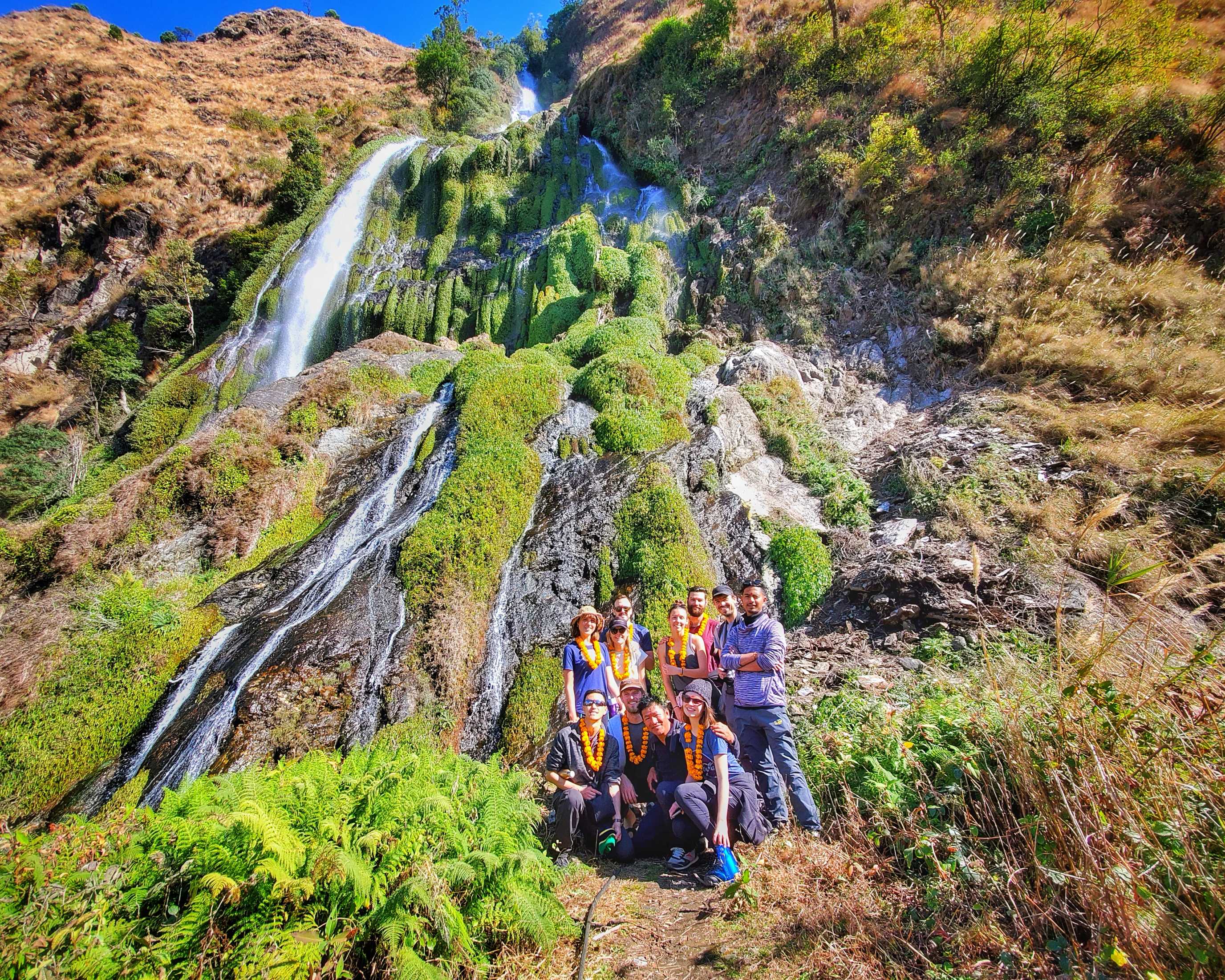 A view of Narchyang Waterfall