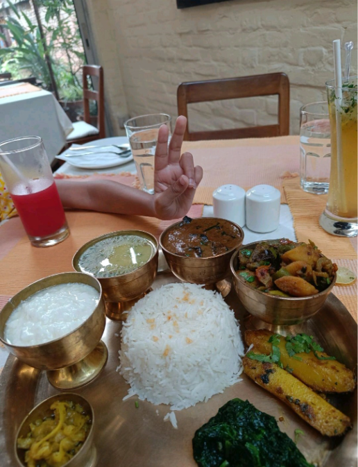 A Local Thali and a Little Explorer ✌️ 