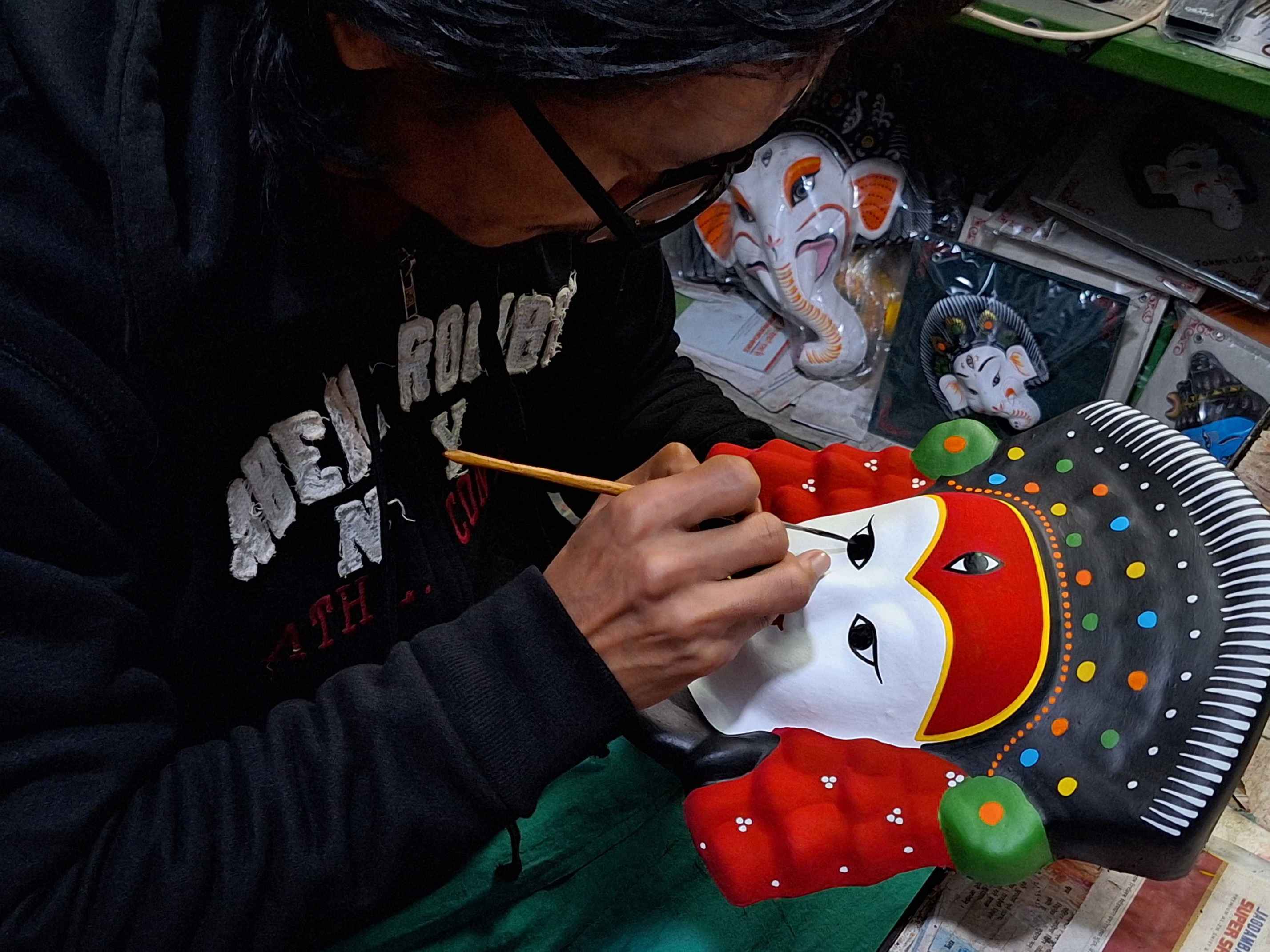 Mask Painting at Bhaktapur