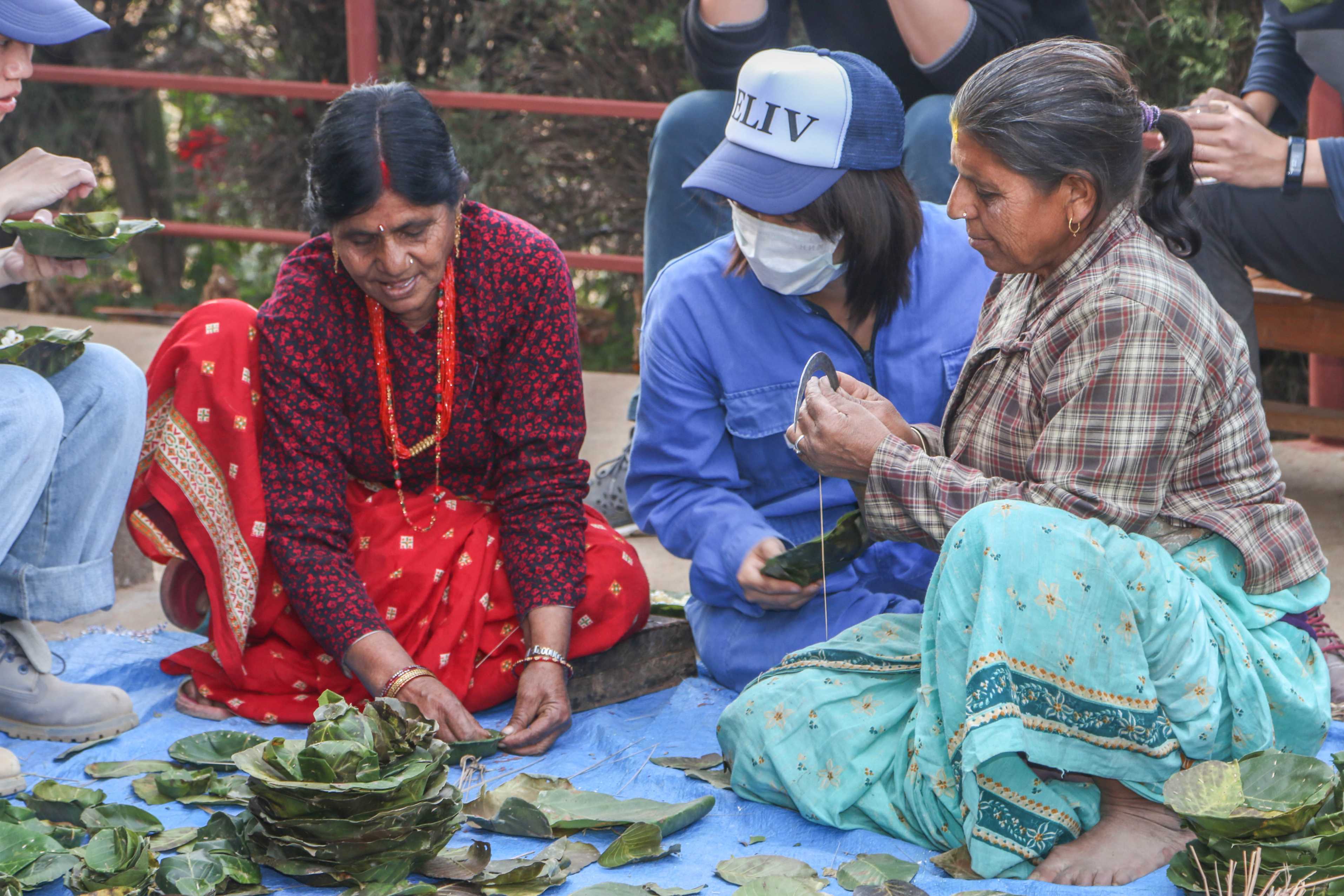 Crafting Tapari in Nagarkot